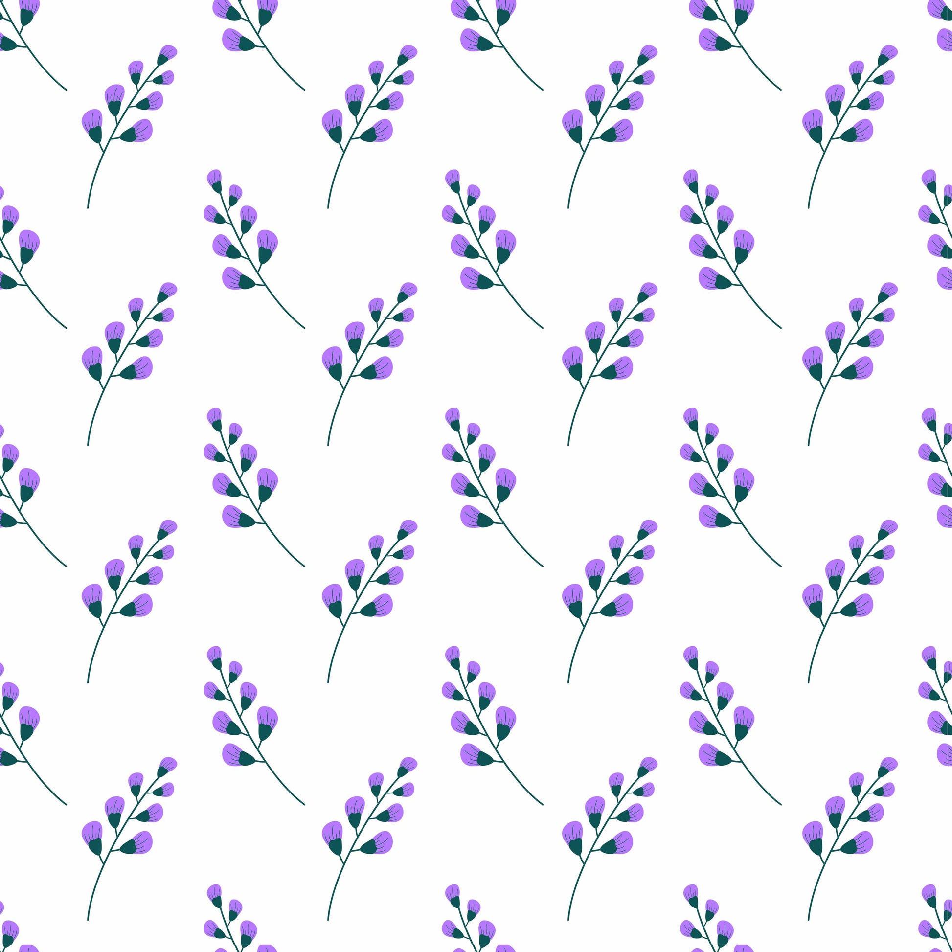 Lavender Seamless Digital Paper - CraftNest - Digital Crafting and Art