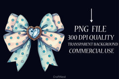 Coquette Valentine Clipart Bundle 11 - CraftNest - Digital Crafting and Art