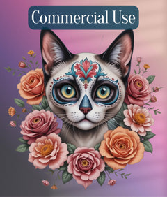 Dia de los Muertos Cats Clipart Bundle - CraftNest - Digital Crafting and Art