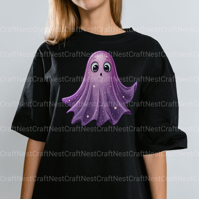 Purple Ghosts Clipart Bundle - CraftNest - Digital Crafting and Art