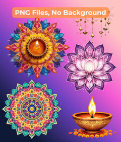 Premium Diwali Clipart Bundle - CraftNest - Digital Crafting and Art