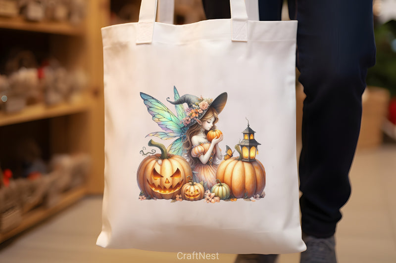 Little Pumpkin Fairy Clipart Bundle - CraftNest - Digital Crafting and Art