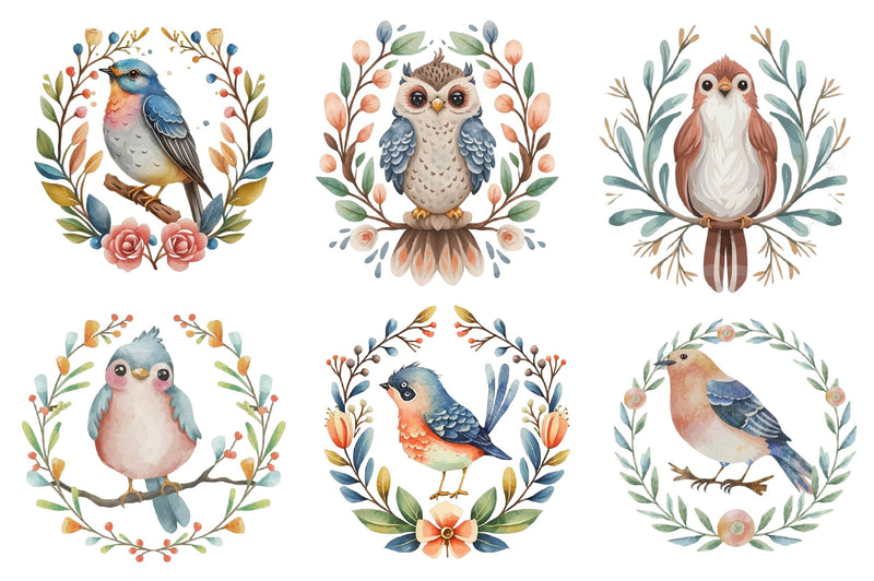Birds Clipart Bundle - CraftNest - Digital Crafting and Art