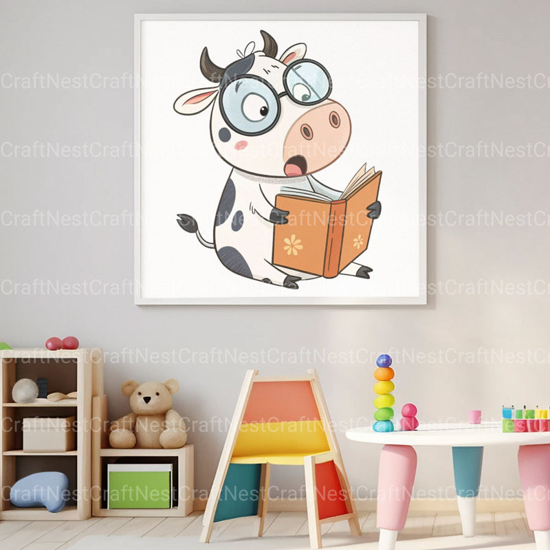 Cows Quirky Clipart Bundle - CraftNest - Digital Crafting and Art