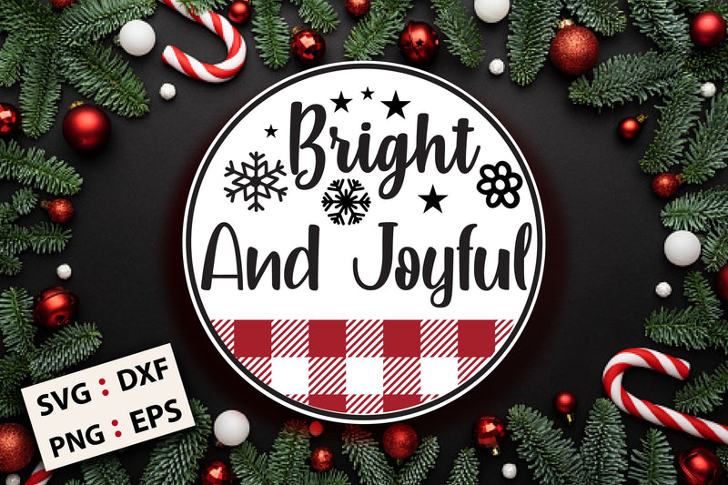 Christmas Round SVG Bundle - CraftNest - Digital Crafting and Art