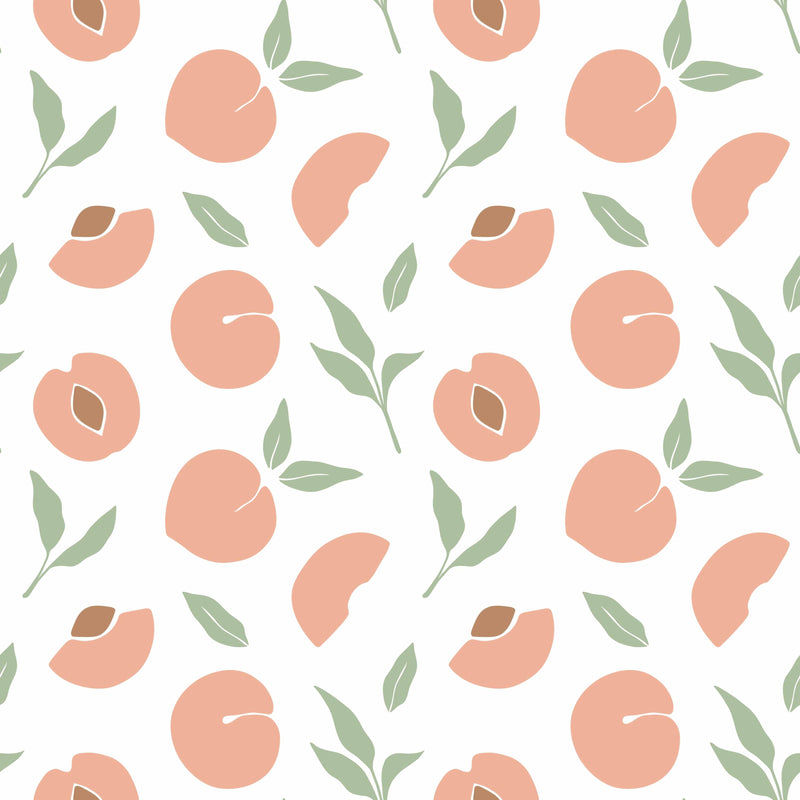 Cottage Chic Peach Seamless Digital Paper - CraftNest - Digital Crafting and Art