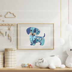 Patchwork Dachshunds Clipart Bundle - CraftNest - Digital Crafting and Art