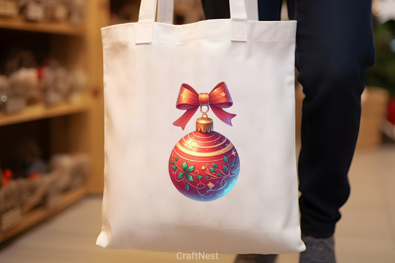 Christmas Ornaments Clipart Bundle - CraftNest - Digital Crafting and Art