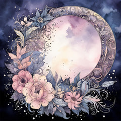 Moon Boho Seamless Digital Paper - CraftNest - Digital Crafting and Art