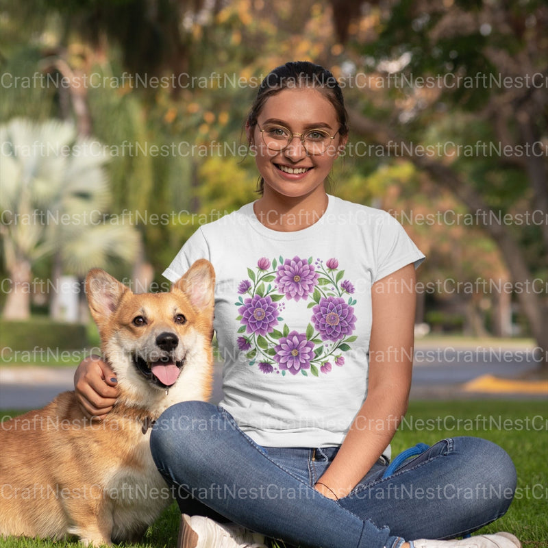 Mexican Flowers Purple Clipart Bundle - CraftNest - Digital Crafting and Art