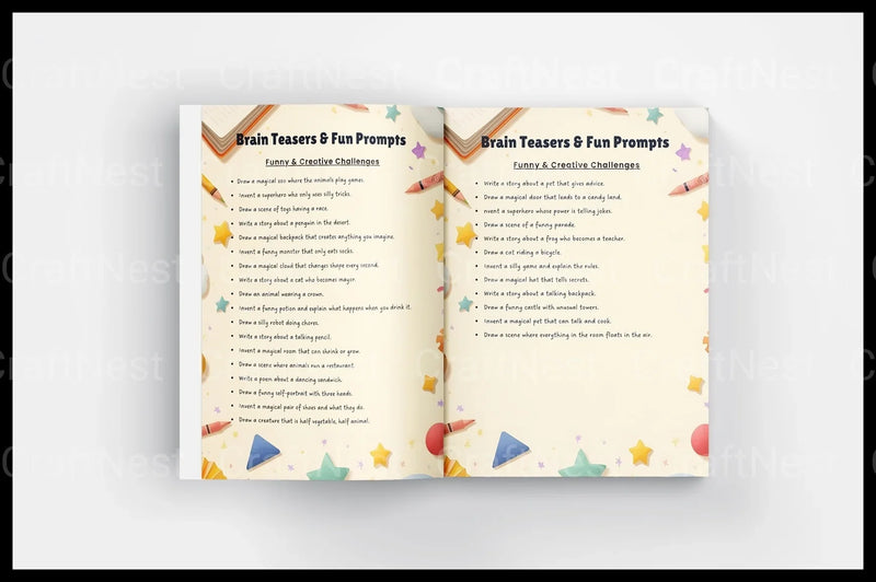 Kids Creativity Prompts for Learning - CraftNest - Digital Crafting and Art