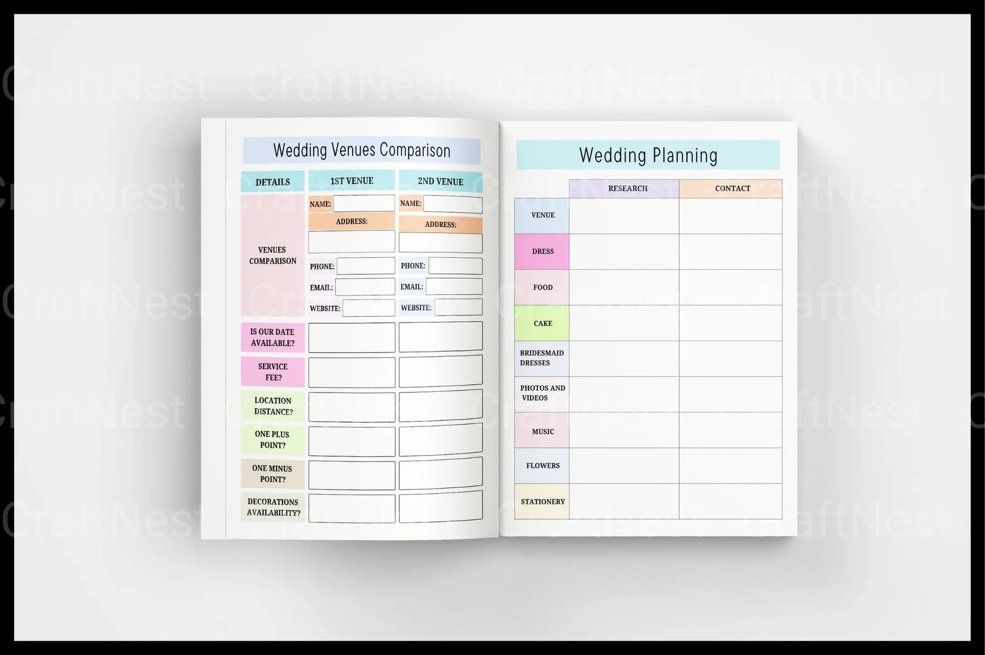 Ultimate Wedding Activities Guide - CraftNest - Digital Crafting and Art