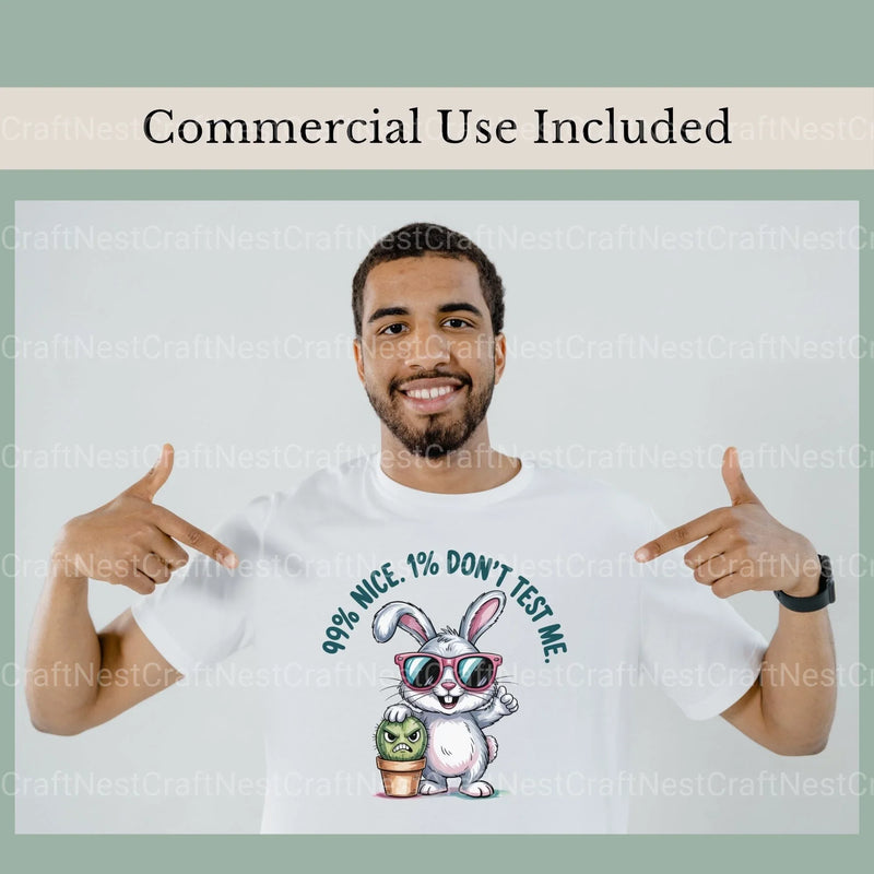 Rabbit Cactus Shirt Design Clipart Bundle - CraftNest - Digital Crafting and Art