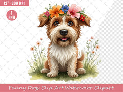 Funny Dogs Clip Art Clipart Bundle - CraftNest - Digital Crafting and Art
