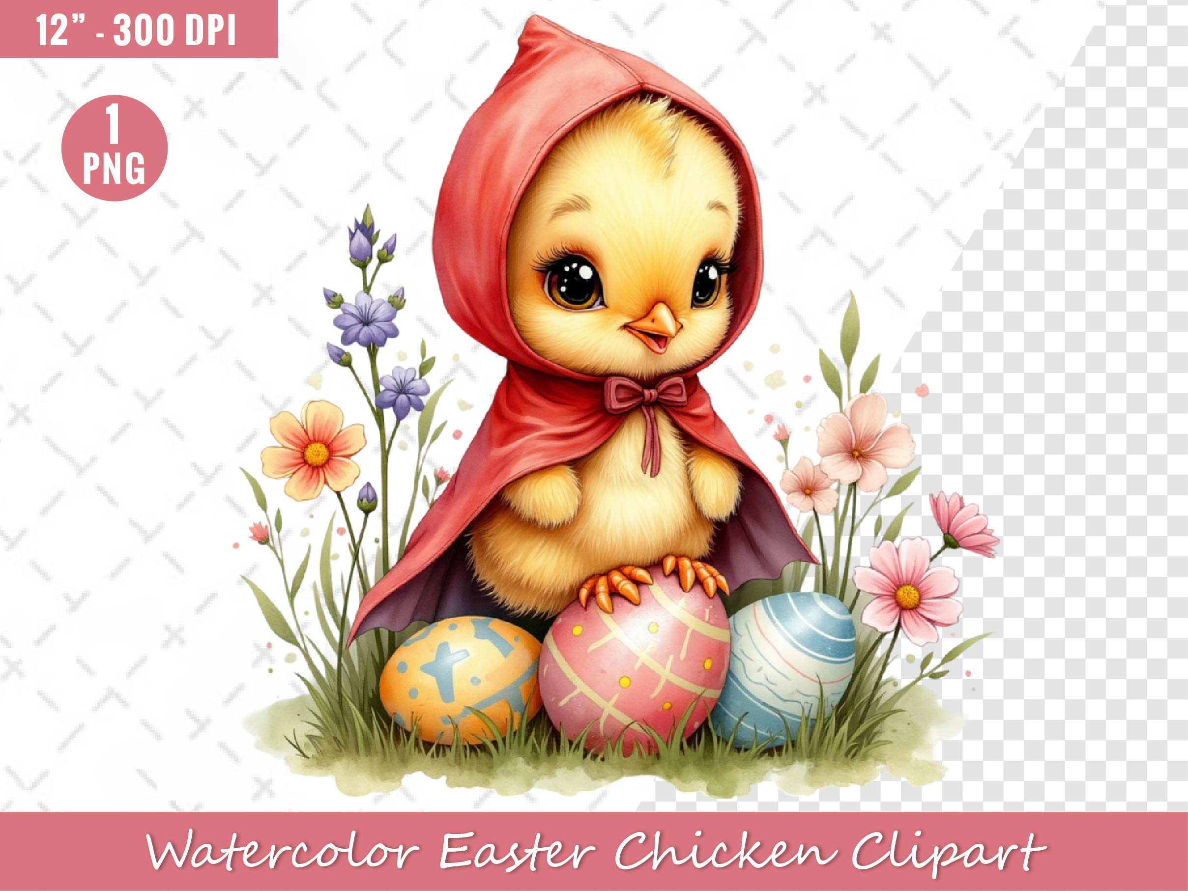 Easter Chicken Clipart Bundle 1 - CraftNest - Digital Crafting and Art