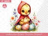Easter Chicken Clipart Bundle 1