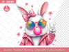 Easter Rabbit Bunny Coquette Clipart Bundle