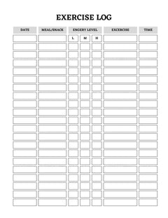 Customizable Fitness Planner Canva Template - CraftNest - Digital Crafting and Art