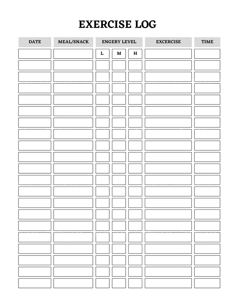 Customizable Fitness Planner Canva Template - CraftNest - Digital Crafting and Art