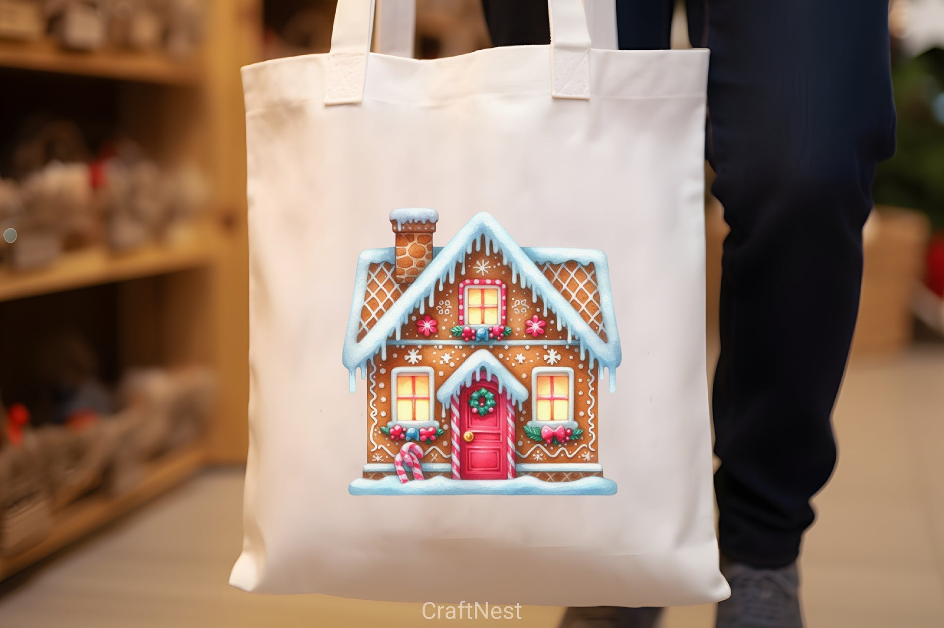 Christmas Gingerbread House Clipart Bundle - CraftNest - Digital Crafting and Art