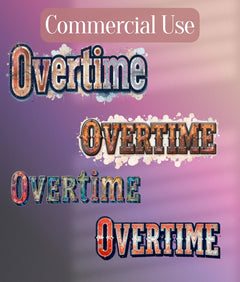 Vintage Varsity Football Text Clipart Bundle - CraftNest - Digital Crafting and Art