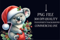 Christmas Animals Clipart Bundle - CraftNest - Digital Crafting and Art