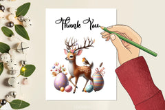 Easter Deer Clipart Bundle - CraftNest - Digital Crafting and Art