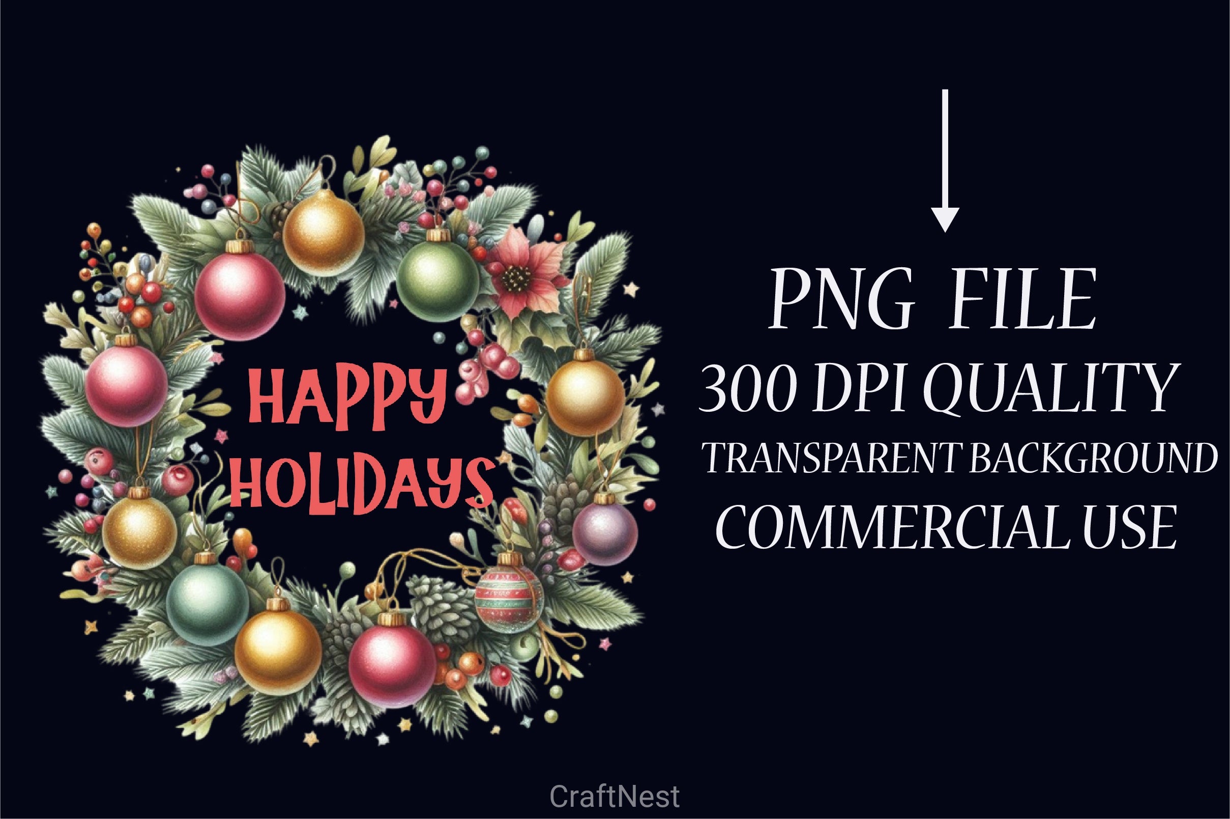 Christmas Clipart Bundle 4 - CraftNest - Digital Crafting and Art