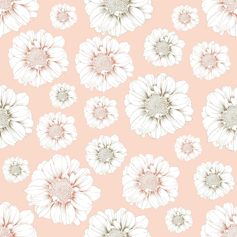 Ink Flowers Seamless Digital Paper - CraftNest - Digital Crafting and Art