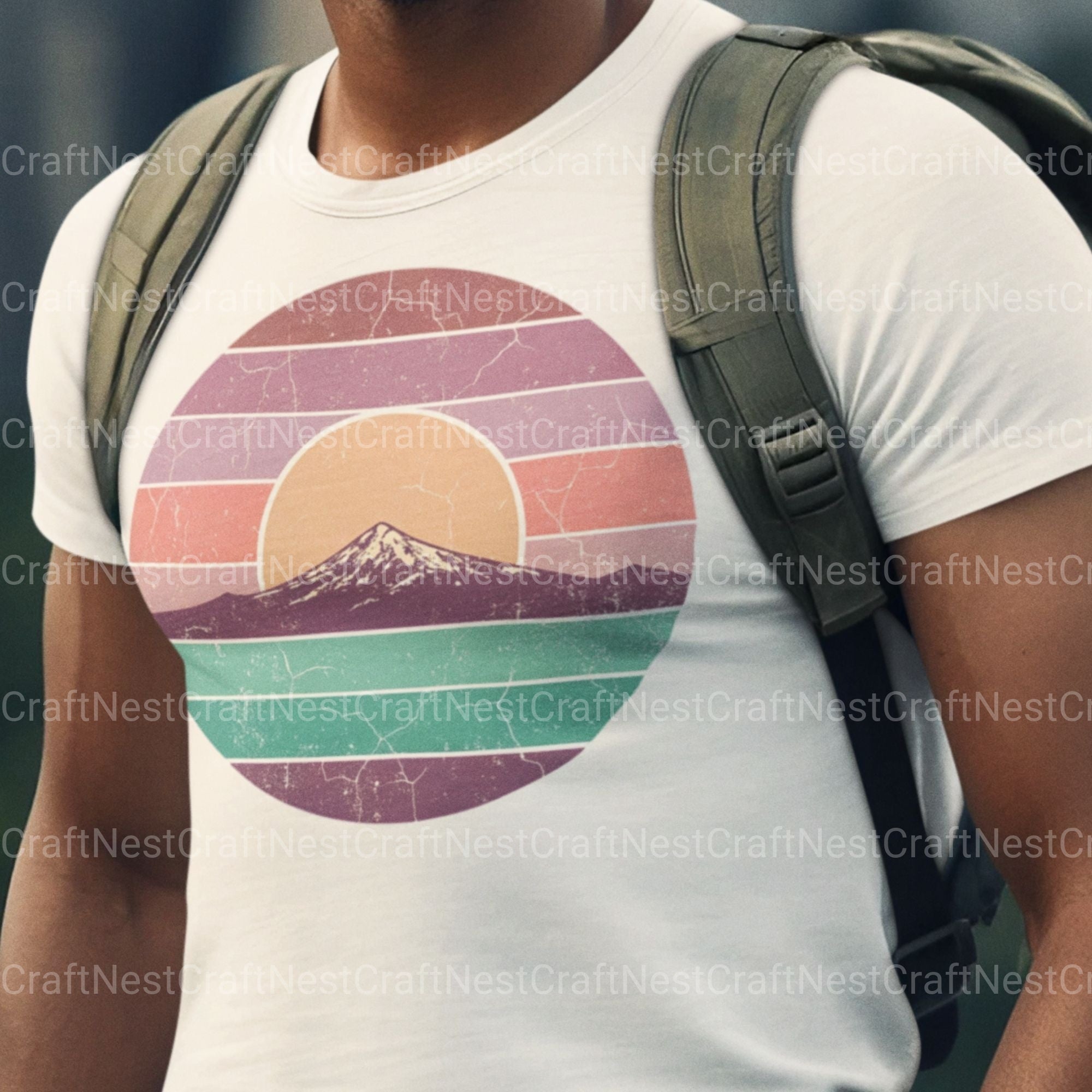 Retro Sunsets 3 Clipart Bundle - CraftNest - Digital Crafting and Art