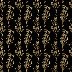 Gold Foil & Black Texture Paper - CraftNest - Digital Crafting and Art