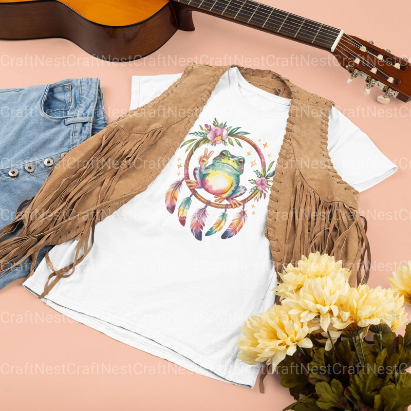 Peace Sign Frogs 18 Clipart Bundle - CraftNest - Digital Crafting and Art