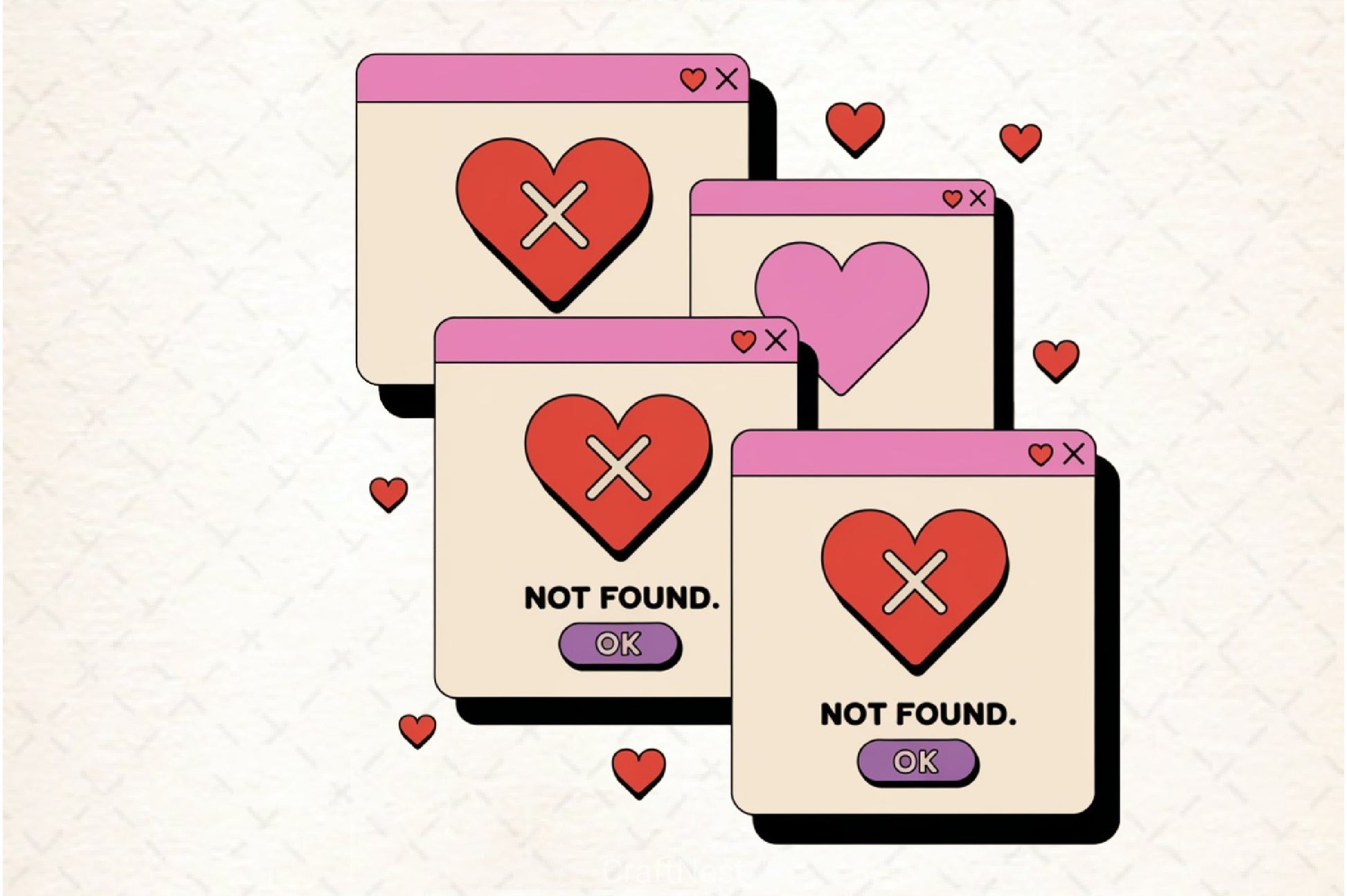 Funny Valentine Clipart Bundle - CraftNest - Digital Crafting and Art