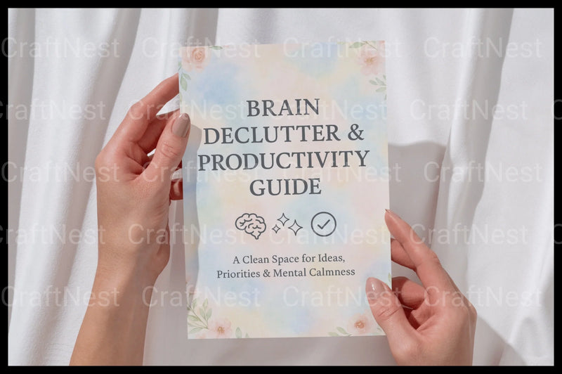 Brain Declutter: Ultimate Productivity Guide - CraftNest - Digital Crafting and Art