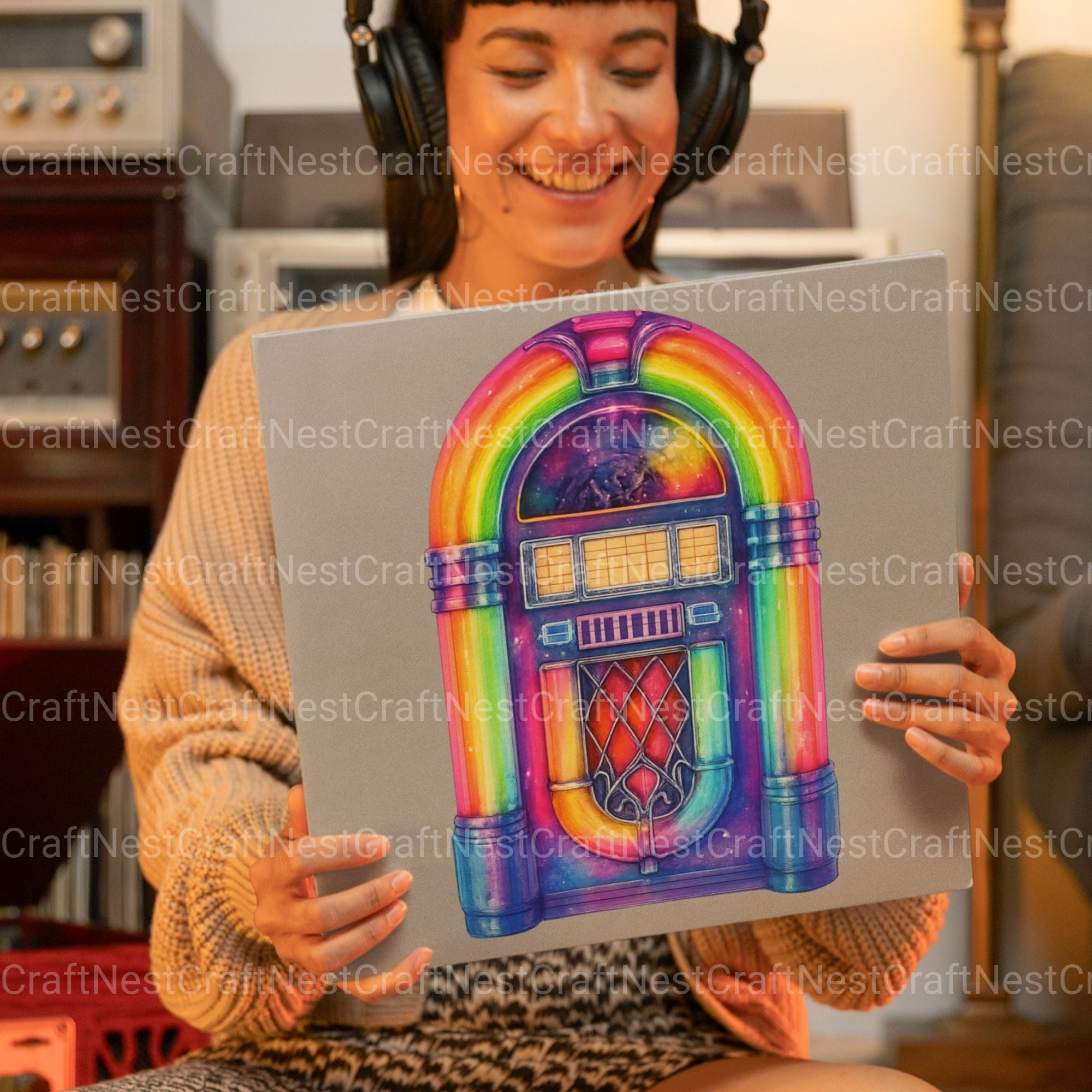 Neon Retro 3 Clipart Bundle - CraftNest - Digital Crafting and Art