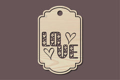Valentine Gift Tag Laser Cut Bundle - CraftNest - Digital Crafting and Art