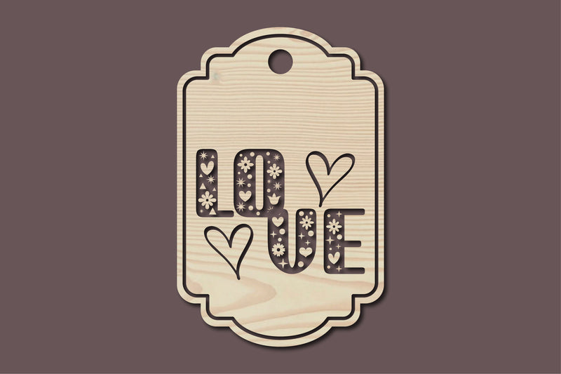 Valentine Gift Tag Laser Cut Bundle - CraftNest - Digital Crafting and Art