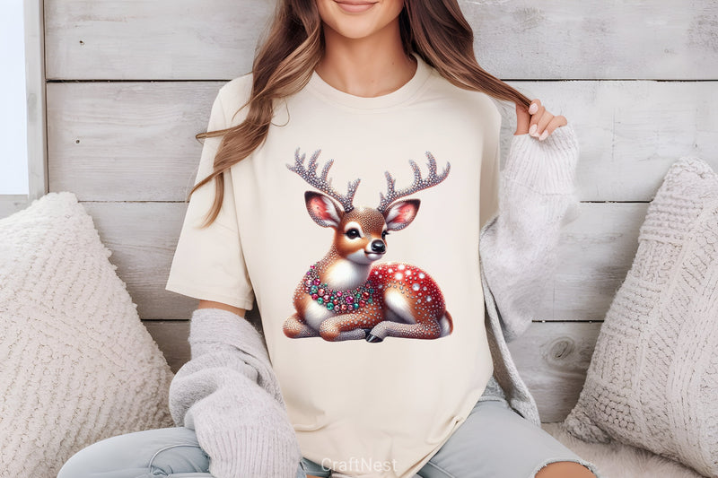 Faux Rhinestones Christmas Clipart Bundle - CraftNest - Digital Crafting and Art