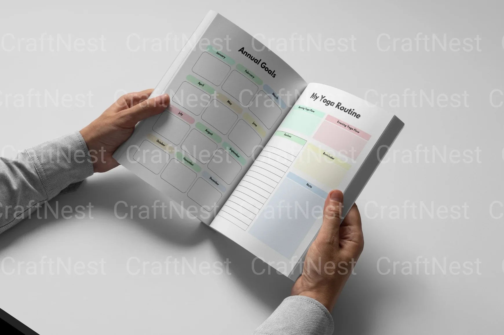 Mental Health Planner for Improved Well-being - CraftNest - Digital Crafting and Art