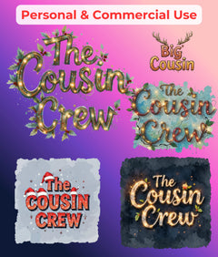 Cousin Crew Christmas Clipart Bundle - CraftNest - Digital Crafting and Art