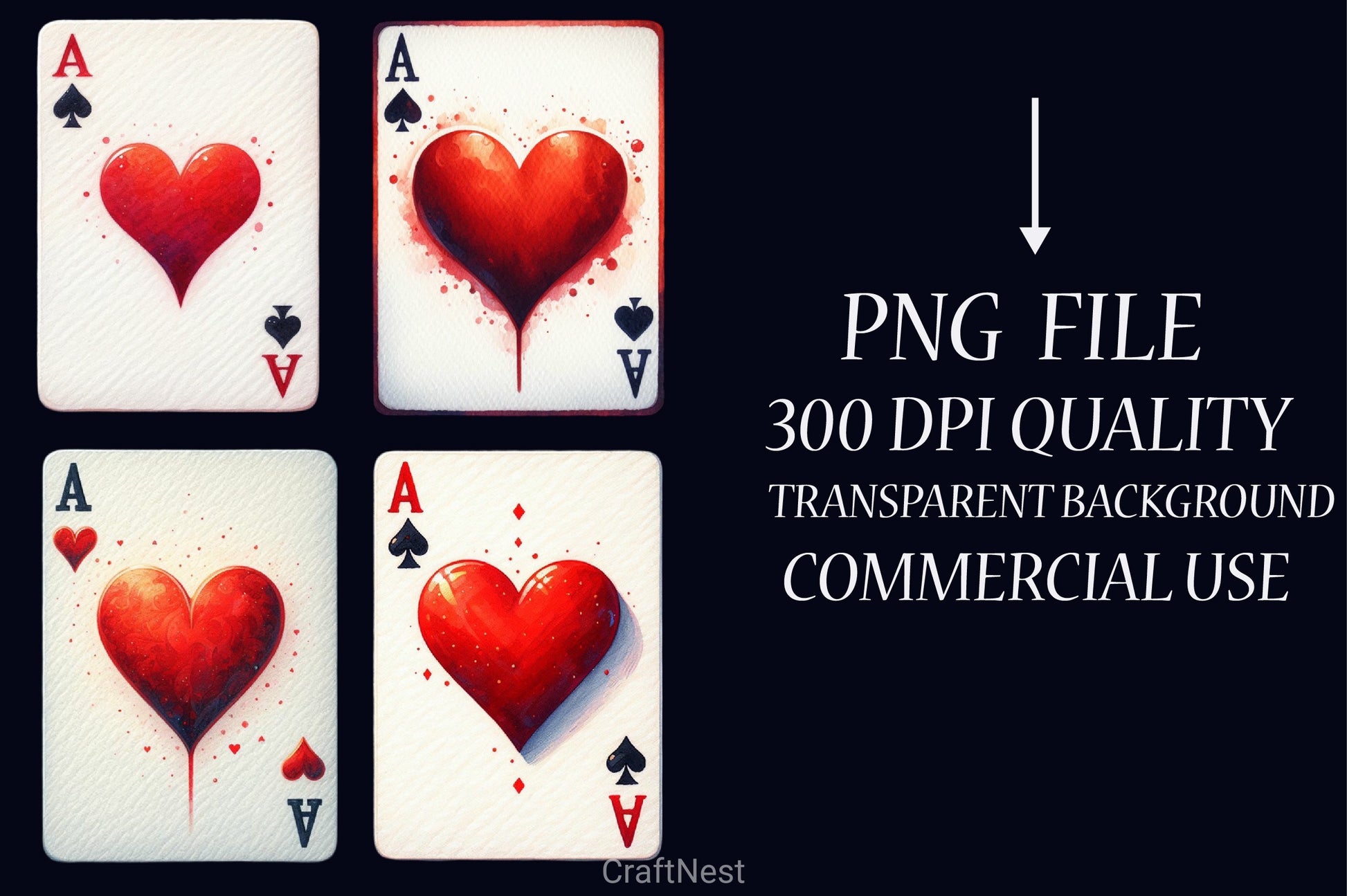 Valentine's Playing Card Clipart Bundle - CraftNest - Digital Crafting and Art