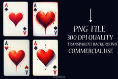 Valentine's Playing Card Clipart Bundle - CraftNest - Digital Crafting and Art