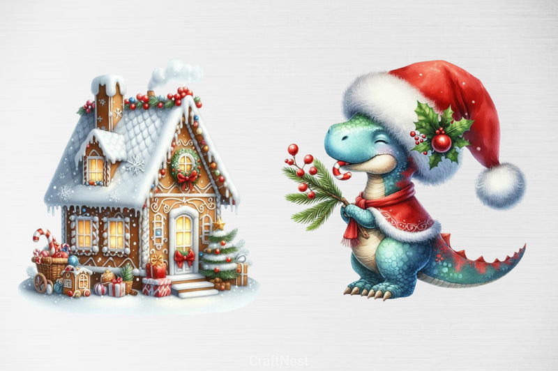 Christmas Clipart Bundle 13 - CraftNest - Digital Crafting and Art