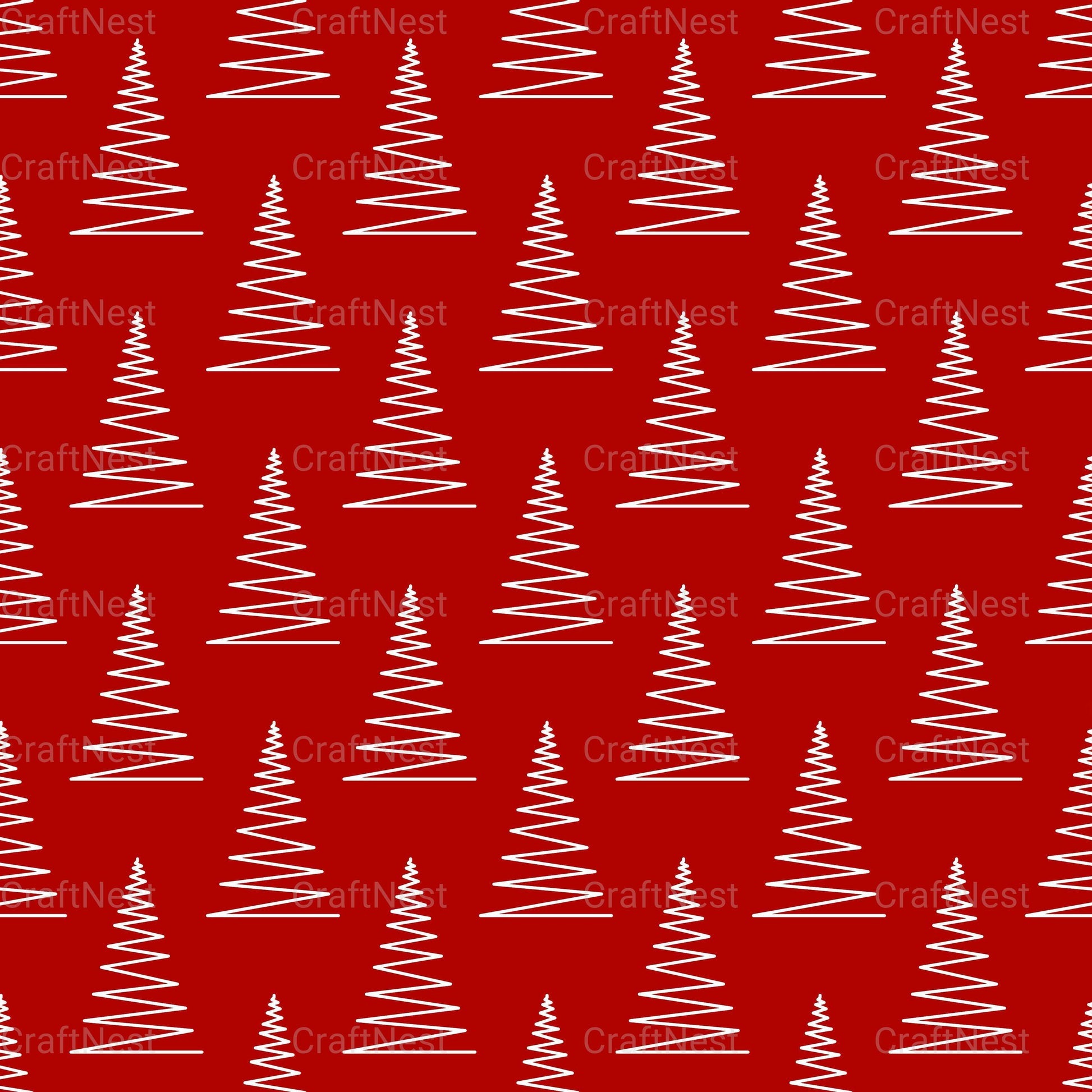 Christmas Nordic Seamless Digital Paper 2 - CraftNest - Digital Crafting and Art