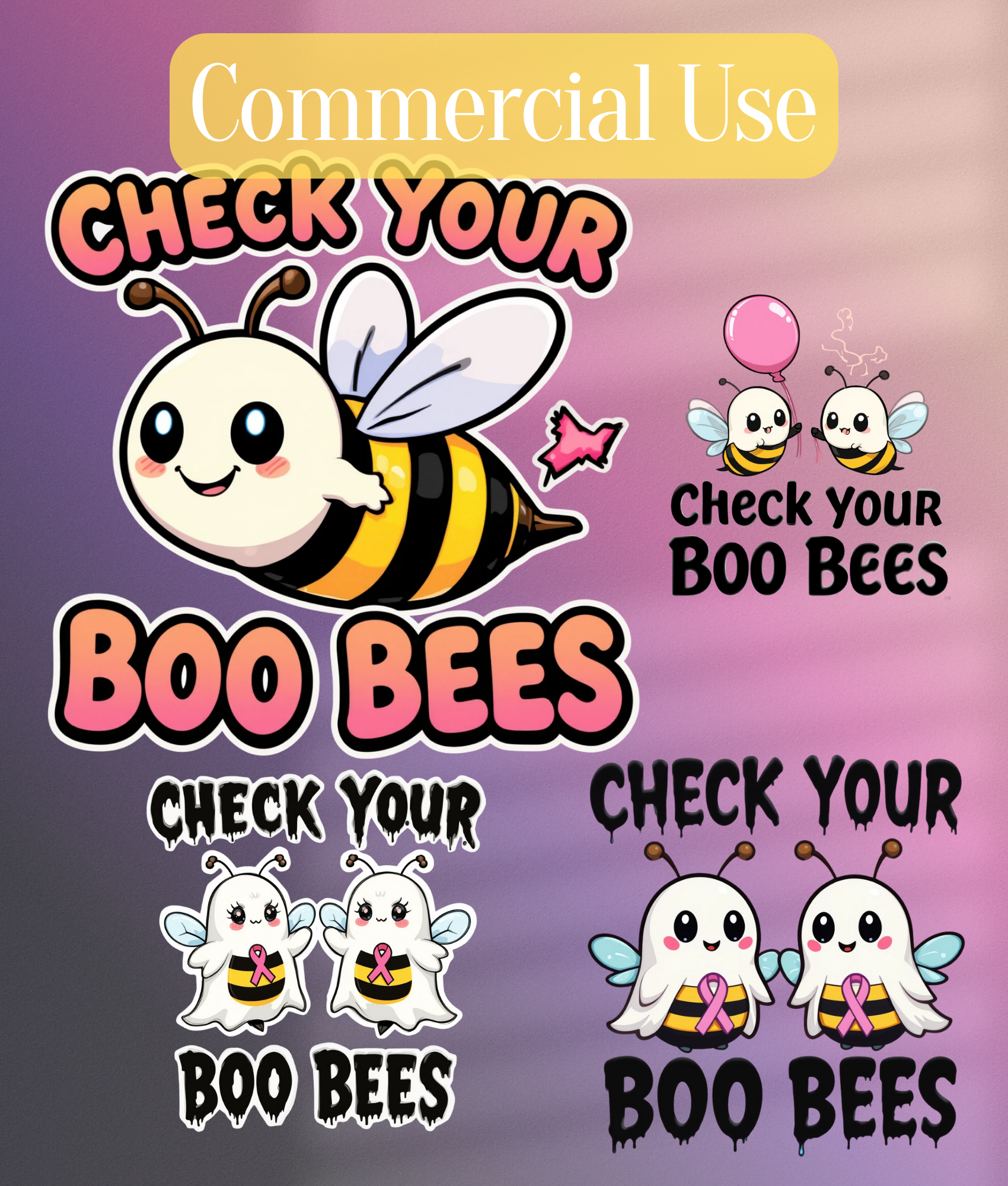 Check Your BooBees Clipart Bundle - CraftNest - Digital Crafting and Art