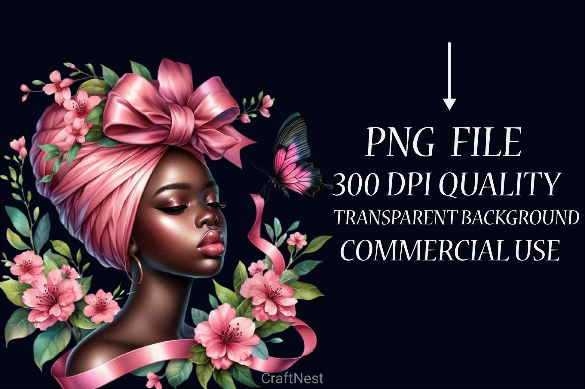 Black Girl Graphics Clipart Bundle - CraftNest - Digital Crafting and Art