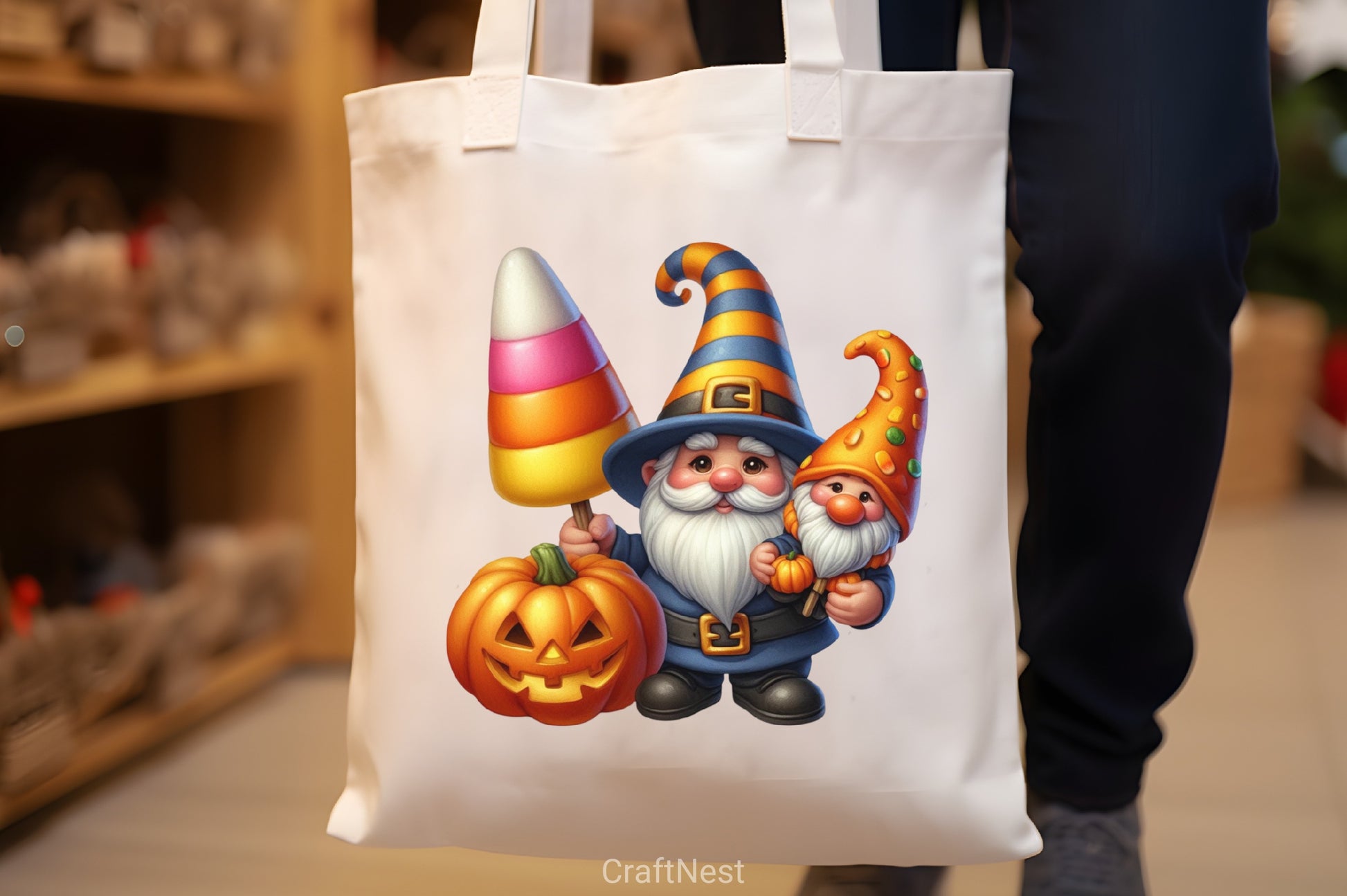Halloween Gnome & Corn Clipart Bundle - CraftNest - Digital Crafting and Art