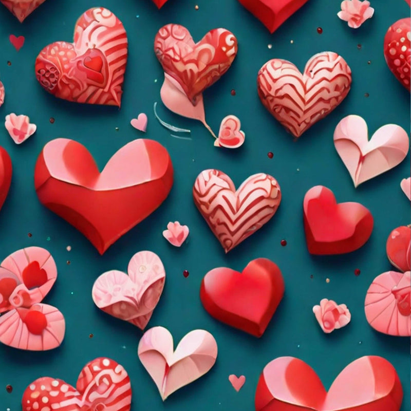 Valentine's Day Seamless Digital Paper 2 - CraftNest - Digital Crafting and Art