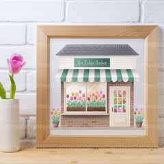 Village Shops Spring Clipart Bundle - CraftNest - Digital Crafting and Art