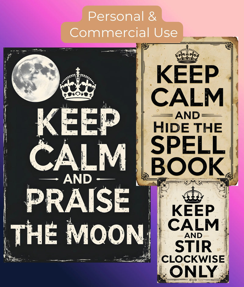 Witch Wall Art Clipart Bundle - CraftNest - Digital Crafting and Art